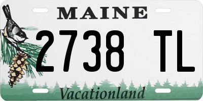 ME license plate 2738TL
