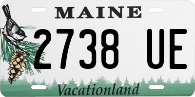 ME license plate 2738UE