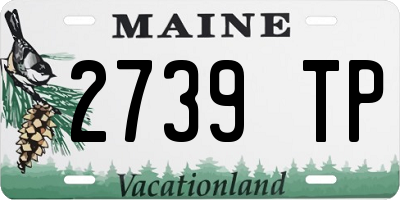 ME license plate 2739TP