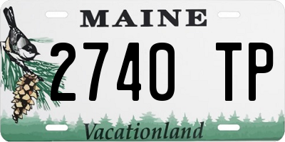 ME license plate 2740TP