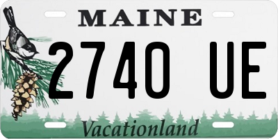 ME license plate 2740UE