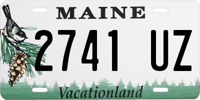 ME license plate 2741UZ