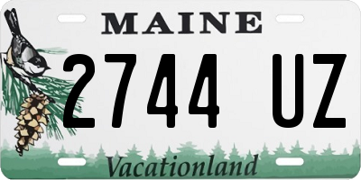 ME license plate 2744UZ