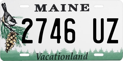 ME license plate 2746UZ