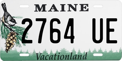 ME license plate 2764UE
