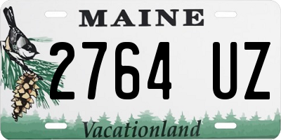 ME license plate 2764UZ