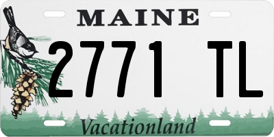 ME license plate 2771TL