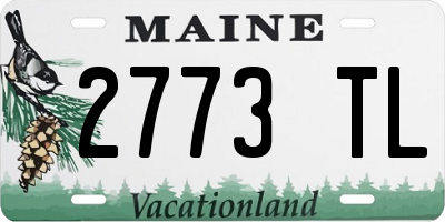 ME license plate 2773TL