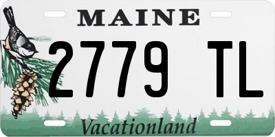 ME license plate 2779TL