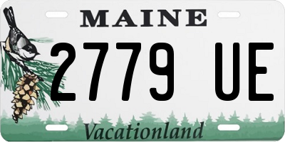 ME license plate 2779UE