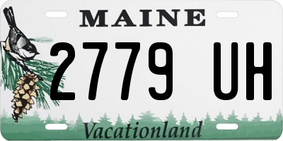 ME license plate 2779UH