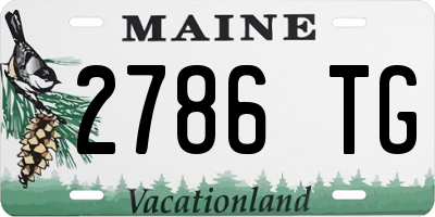 ME license plate 2786TG