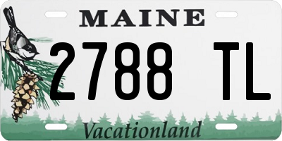ME license plate 2788TL
