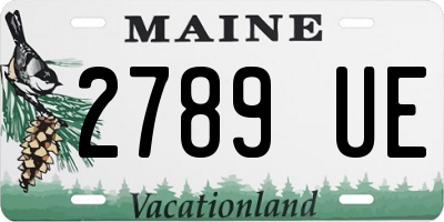 ME license plate 2789UE