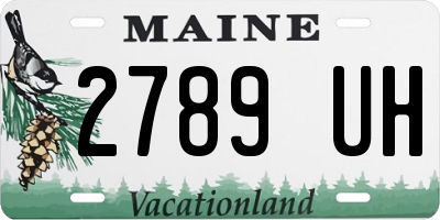 ME license plate 2789UH