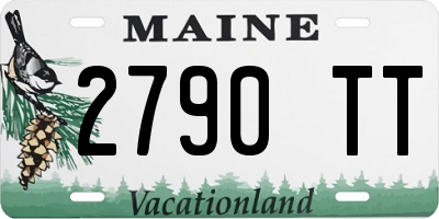 ME license plate 2790TT