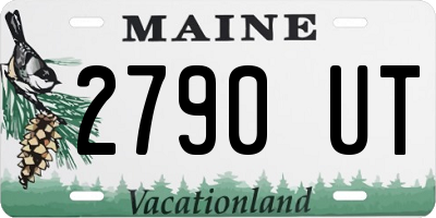 ME license plate 2790UT