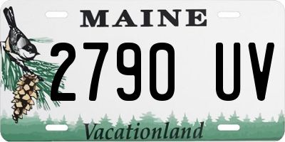 ME license plate 2790UV