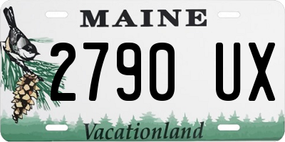 ME license plate 2790UX