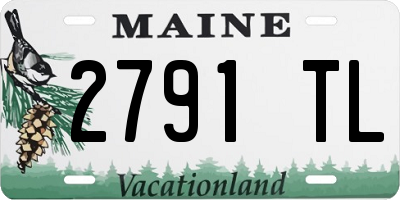 ME license plate 2791TL