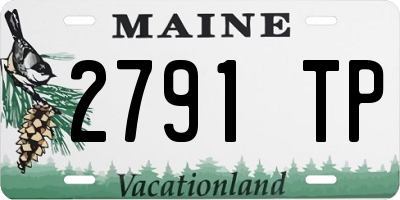 ME license plate 2791TP