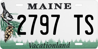 ME license plate 2797TS