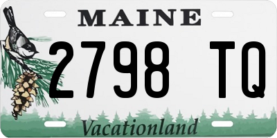 ME license plate 2798TQ