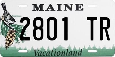 ME license plate 2801TR