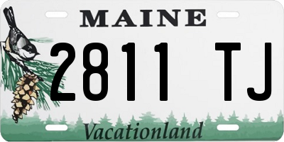 ME license plate 2811TJ