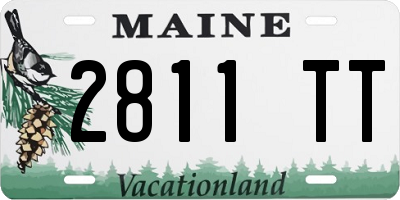ME license plate 2811TT