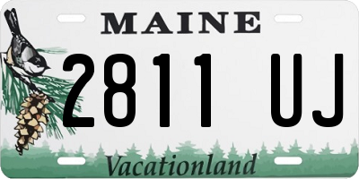 ME license plate 2811UJ