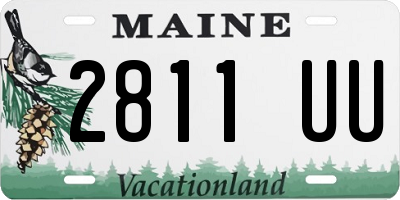 ME license plate 2811UU