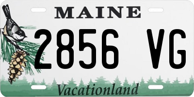 ME license plate 2856VG