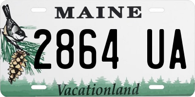 ME license plate 2864UA