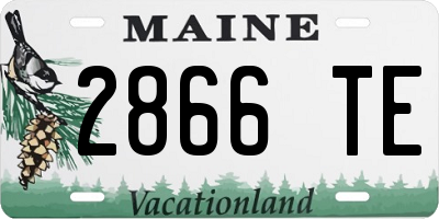 ME license plate 2866TE