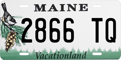 ME license plate 2866TQ