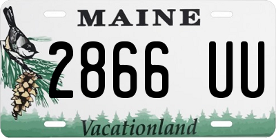 ME license plate 2866UU