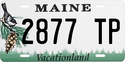ME license plate 2877TP