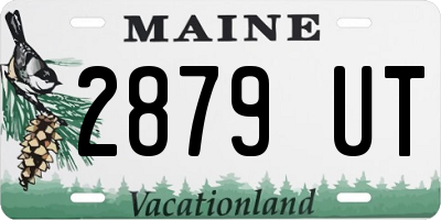 ME license plate 2879UT