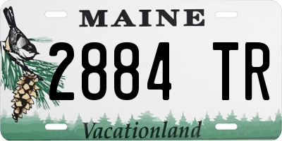 ME license plate 2884TR