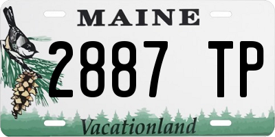 ME license plate 2887TP