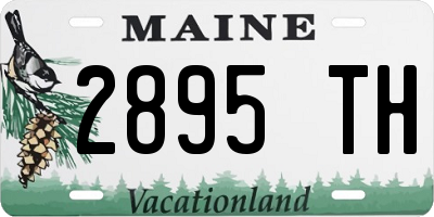 ME license plate 2895TH