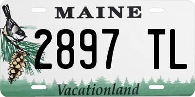 ME license plate 2897TL