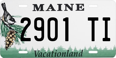 ME license plate 2901TI