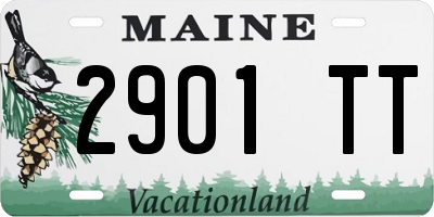 ME license plate 2901TT