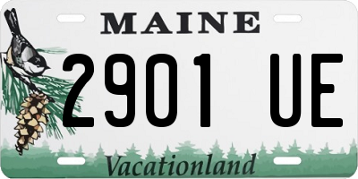 ME license plate 2901UE