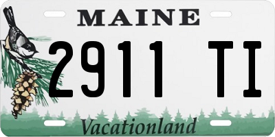 ME license plate 2911TI