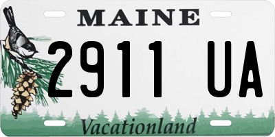 ME license plate 2911UA