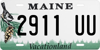 ME license plate 2911UU