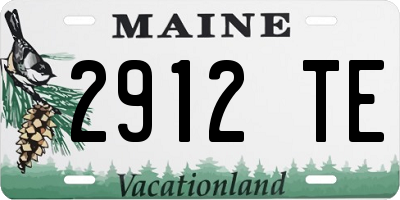 ME license plate 2912TE
